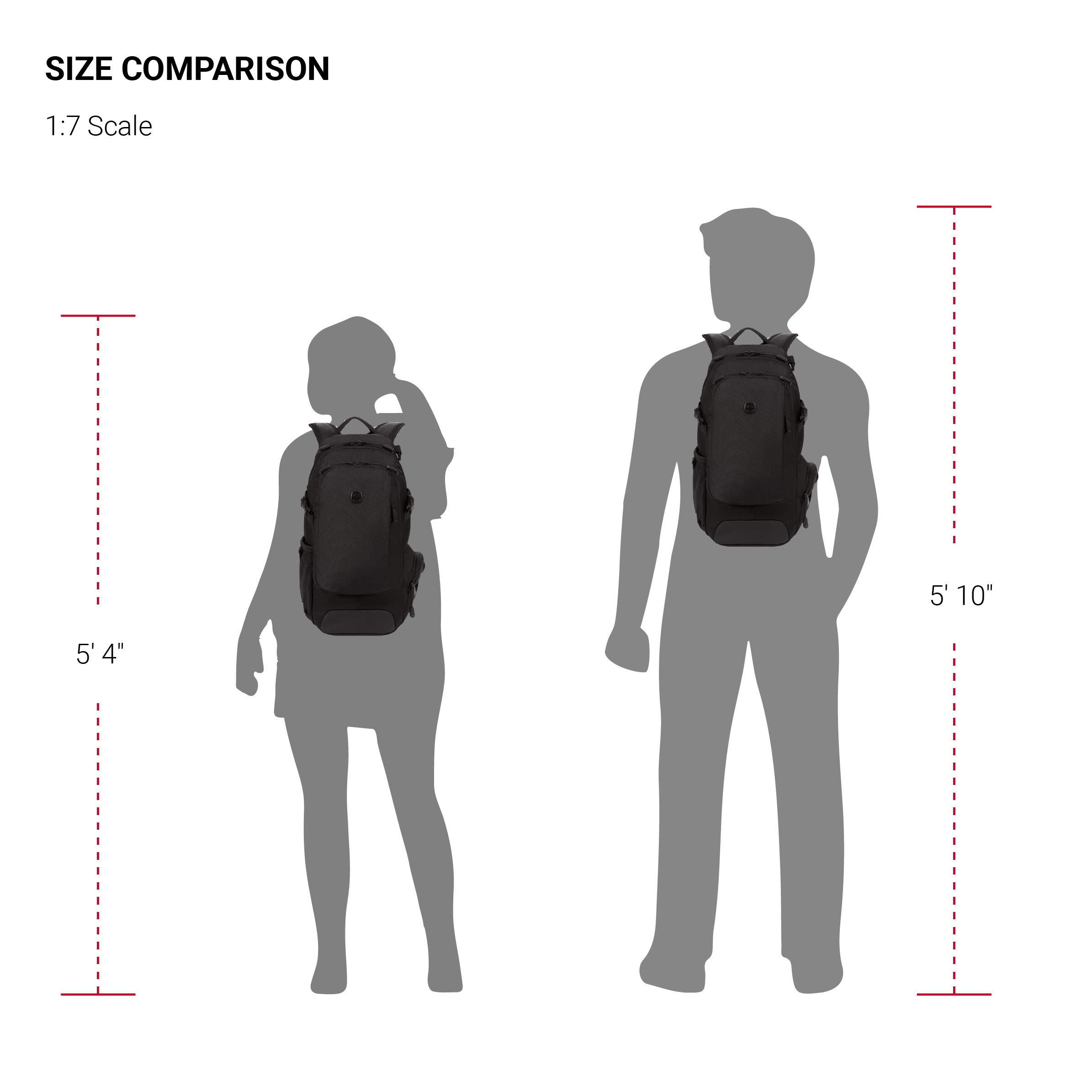 SwissGear 3598 Backpack, Narrow Daypack, Ideal for Commuting and College - Image 6