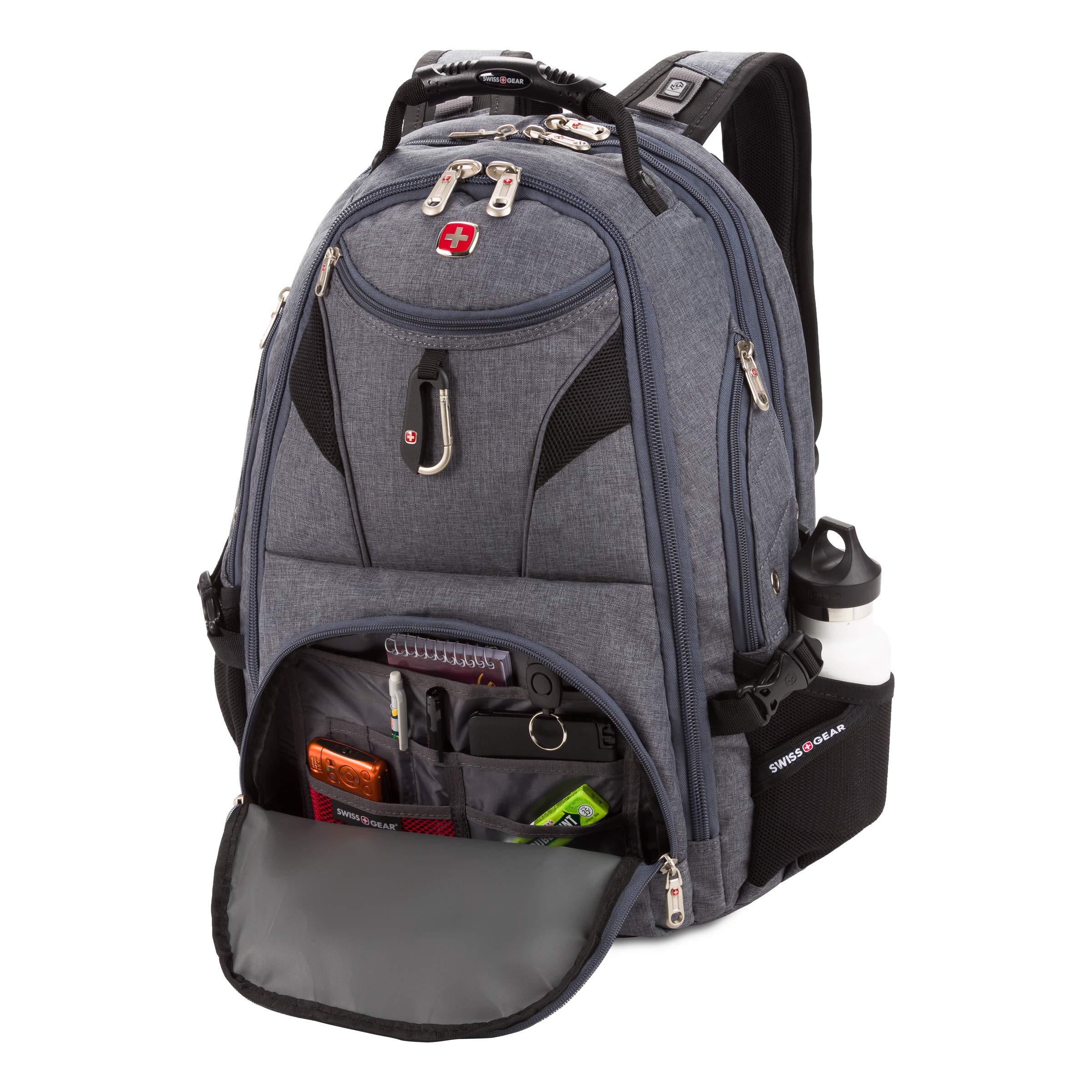 SwissGear 5977 ScanSmart TSA Friendly Laptop Backpack, Fits Most 17 Inch Laptops and Tablets, Ideal for Work, Travel, School, College, and Commuting, Grey - Image 8