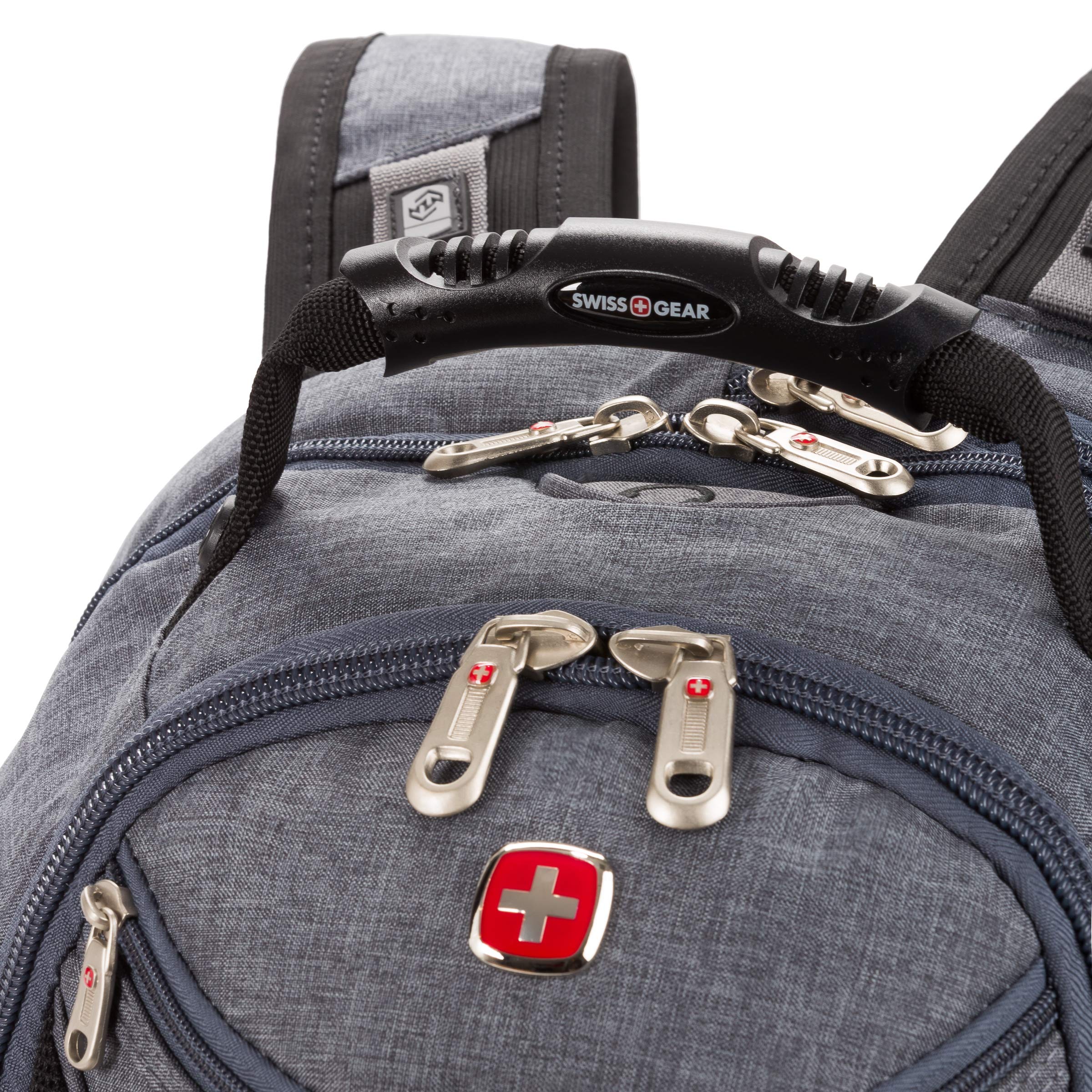 SwissGear 5977 ScanSmart TSA Friendly Laptop Backpack, Fits Most 17 Inch Laptops and Tablets, Ideal for Work, Travel, School, College, and Commuting, Grey - Image 9