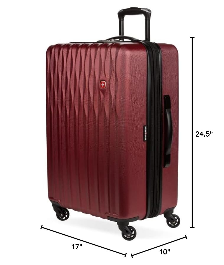 SwissGear 8018 Expandable Luggage, Hard Shell Medium Luggage with Spinner Wheels - Image 7