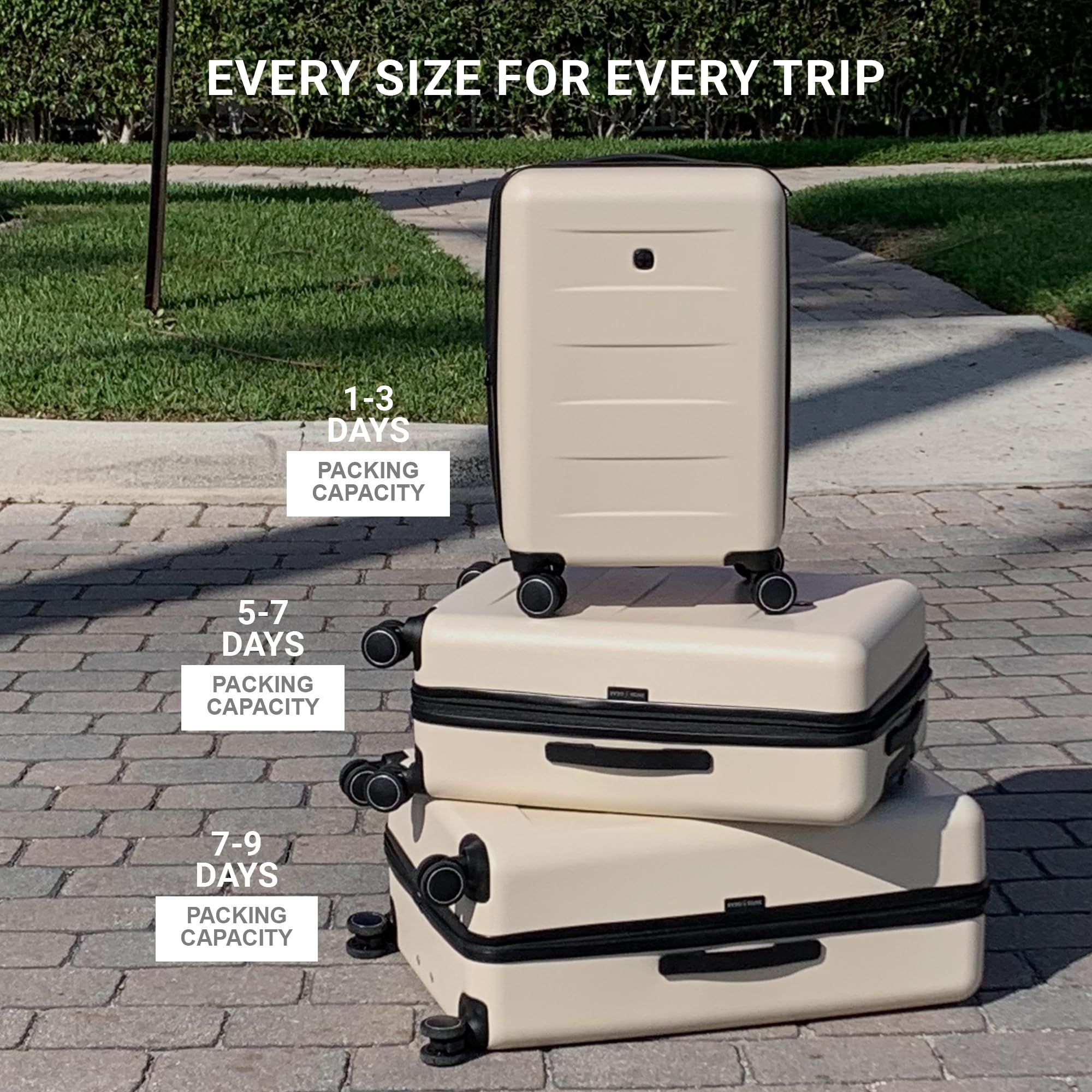 SwissGear 8020 Eclipse Collection Hardside Expandable Luggage – Black - Image 6