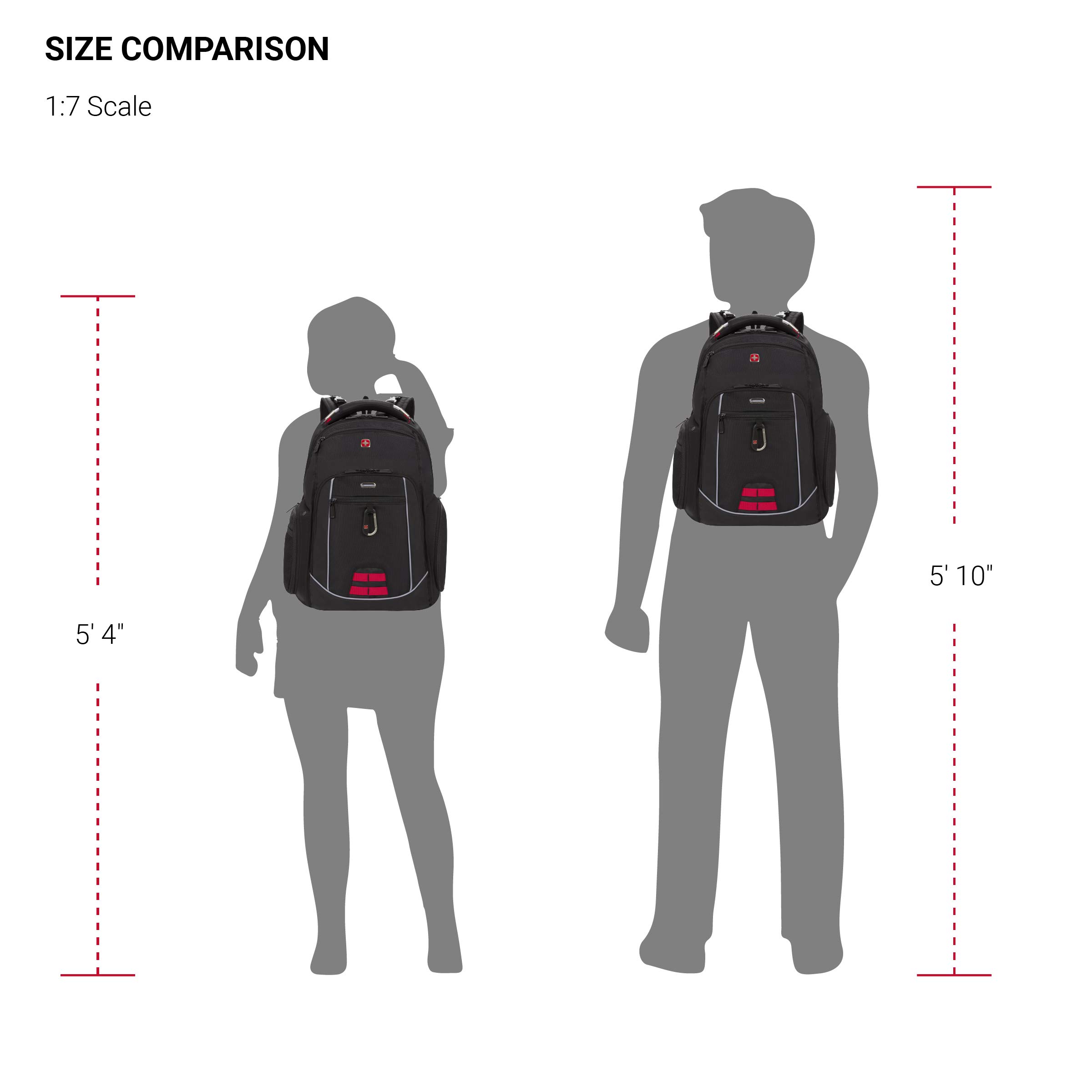 SwissGear Diaper Bag Backpack, Multifunction Travel Backpack, Maternity Baby Changing Bags, Men’s and Women’s - Black - Image 8