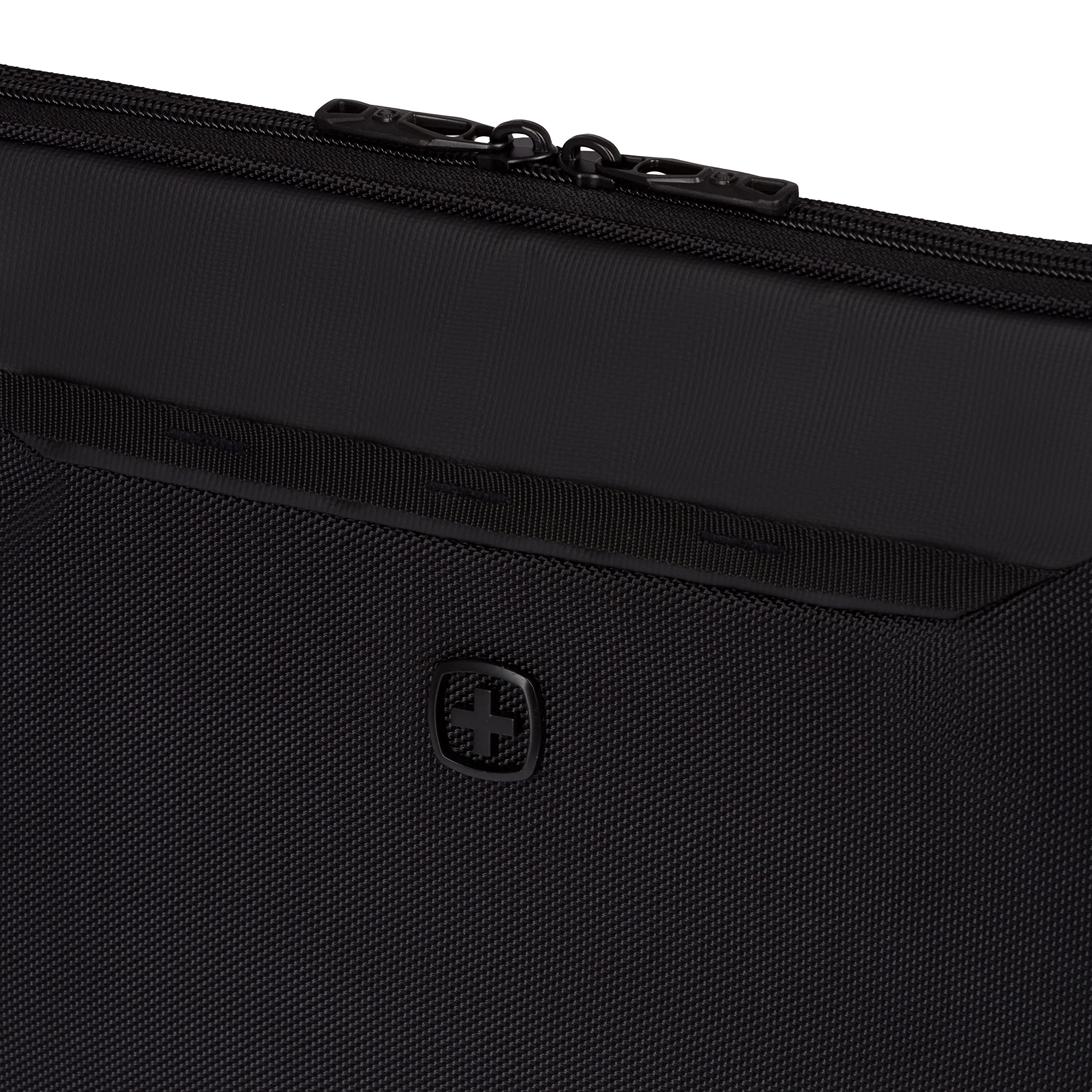 SwissGear Padded Zippered Laptop Sleeve, Micro-Twill Laptop Case with Fleece Lining & Front Webbing - Image 7
