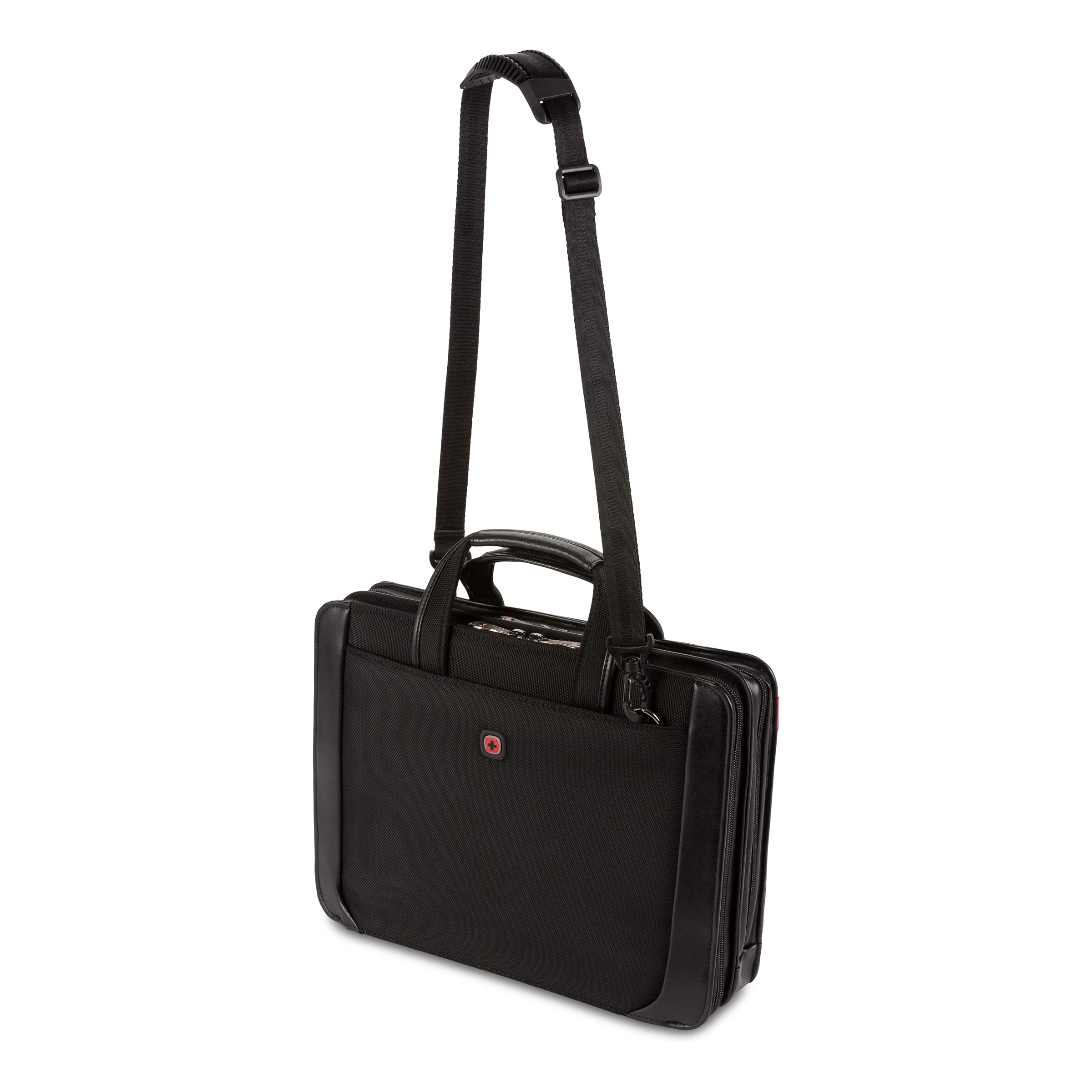 Wenger Luggage Proxy Zippered Laptop Presentation Padfolio, Black, 14-inch (601675) - Image 7